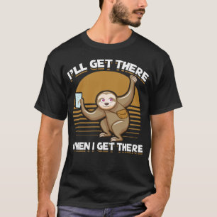 Funny Mailman Sloth Postal Worker T-shirt