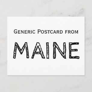 Funny Maine Briefkaart
