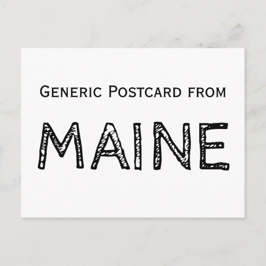 Funny Maine Briefkaart (Voorkant)