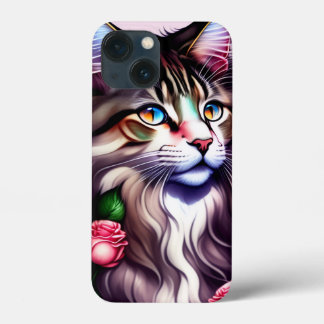 Funny Maine Coon Cat Face Case-Mate iPhone Case