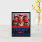 Funny Make Cats Save Again Trump Verenigde Staten Kaart (Gele Bloem)