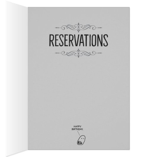 Funny "Making Iets Special" Kaart van afgelopen da (Binnen (Rechts))