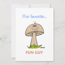 Funny Male Afstuderen Cartoon Graduation Party