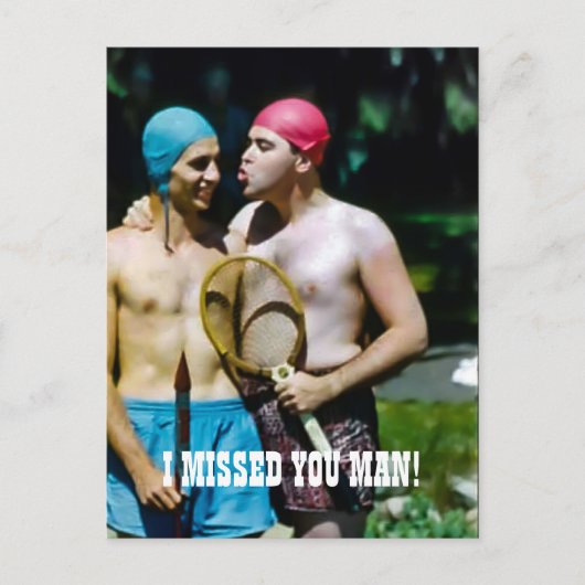 FUNNY MALE BONDING GUY BUDDIES POST COVID  BRIEFKAART (Voorkant)