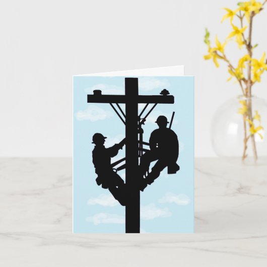 Funny Male Bonding Mannen op het Wenskaart van de  Kaart (Gele Bloem)