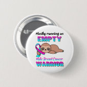 Funny Male Breast Cancer Awareness Giften Ronde Button 5,7 Cm (Voorkant /achterkant)