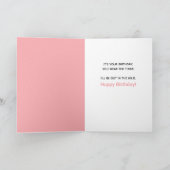 Funny Male Cat Wearing Tiara - geen prinses Kaart (Binnen)