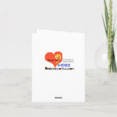 Funny Male en Vrouw Plumbers Day Card Kaart (Achterkant)