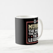 Funny Male Nurse Murse. Het Man. De mythe. De Koffiemok (Voorkant rechts)