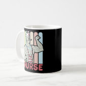 Funny Male Nurse Murse Koffiemok (Voorkant links)