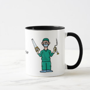 Funny Male Surgeon Coffee Mok