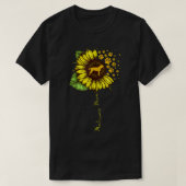 Funny Malinois mama Sunflower Moederdag Malinois T-shirt (Design voorkant)