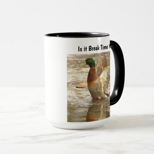 Funny Mallard Duck Mug Mok (Voorkant rechts)