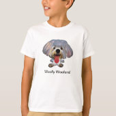 Funny Maltese Dog Boys T-Shirt (Voorkant)
