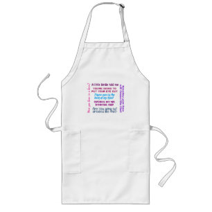 Funny Mam citeert Apron Lang Schort
