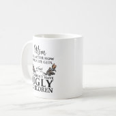 Funny Mam Gift - Oegly Children  Koffiemok (Voorkant links)