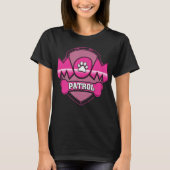 Funny Mam Patrol Dog Puppy Mam Patrol T Shirt (Voorkant)