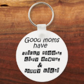 Funny mama citeert cadeaus ouderschap humor sleute sleutelhanger (Voorkant)