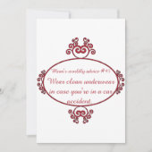 Funny Mama citeert op t-shirts en cadeaus voor haa Kaart (Voorkant)