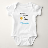 Funny mama Dad Breath Romper (Voorkant)