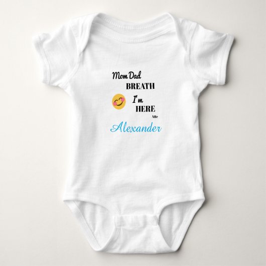 Funny mama Dad Breath Romper (Voorkant)