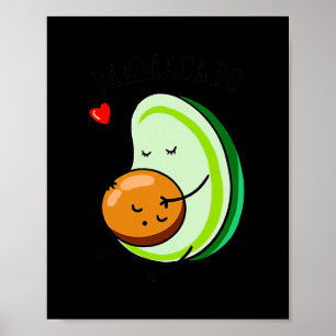 Funny Mamacado Avocado Lovers Moederdag Poster