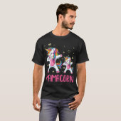 Funny Mamacorn Unicorn Costume Mam Moederdag T-shirt (Voorkant volledig)