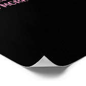 Funny Mamacorn Unicorn Cute Mama Moederdag Poster (Hoek)