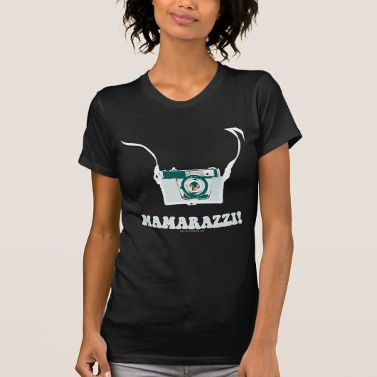 Funny Mamarazzi Fotograaf T-shirt (Voorkant)