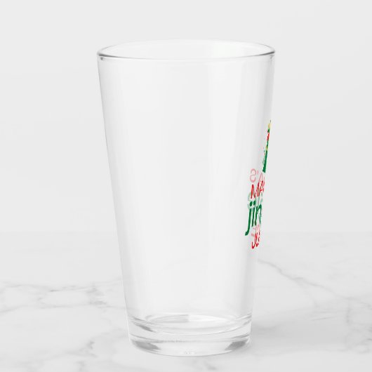 Funny Mama's Jingle Juice Glass Cup Glas (Rechts)