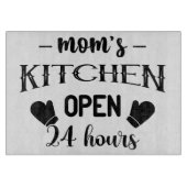 Funny Mam's Kitchen Open 24 uur Snijplank (Voorkant)