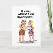 Funny Man Cave Birthday Card Kaart (Voorkant)