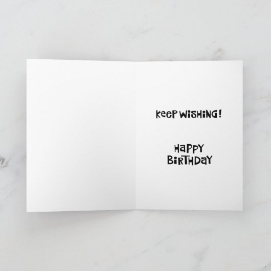 Funny Man Cave Birthday Card Kaart (Binnen)