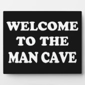 Funny Man Cave Welcome Plaque Fotoplaat (Voorkant)