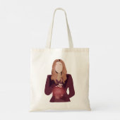 Funny Man Darcy Art Lewis Retro Tote Bag (Achterkant)