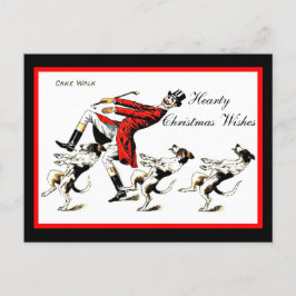 Funny Man Dogs Top Hat Monocle Cake Walk copy 1906 Briefkaart