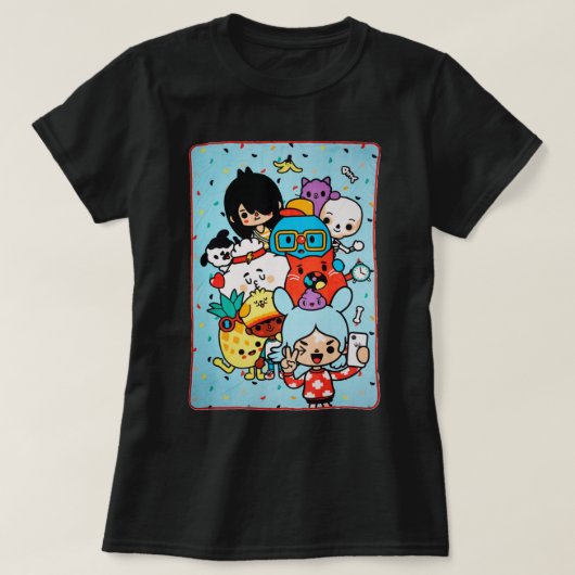 Funny Man en app Development Toca Studio Love T-shirt (Design voorkant)