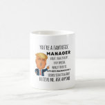 Funny Manager Birthday Best Gift Koffiemok<br><div class="desc">Geschenken voor mannen,  vrouwen,  jongens,  kinderen,  paren en groepen. Ideaal voor 's avonds,  Jubilea,  School,  Afstuderen,  Feestdagen,  Kerstmis.</div>