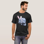 Funny Manatee Easter Bunny T-shirt (Voorkant volledig)