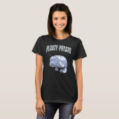 Funny Manatee Zee Animal Floaty Aquarist Fi T-shirt (Voorkant volledig)