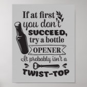 Funny Mancave word art Poster (Voorkant)