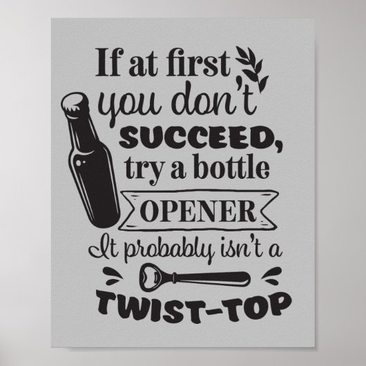 Funny Mancave word art Poster (Voorkant)