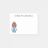 Funny mandrill dokter cartoon illustratie post-it® notes (Voorkant)