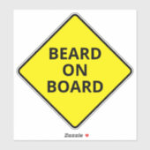 Funny Mannen Attard aan boord Snowboard Deck Sticker (Vel)