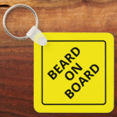 Funny Mannen Attard aan boord van pap Joke Gift Sleutelhanger (Voorkant)