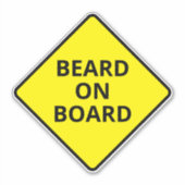 Funny Mannen Attard aan boord van skateboard Deck Sticker (Voorkant)