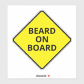 Funny Mannen Attard aan boord van skateboard Deck Sticker (Vel)