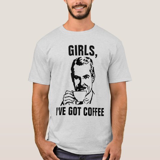 FUNNY MANNEN BARISTA COFFEE T-Shirts (Voorkant)