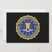 Funny Mannen Birthday Suspect die informatie zoekt Kaart (Achterkant)