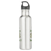 Funny Mannen Bowlers zijn net als Basketball Playe Waterfles (Achterkant)